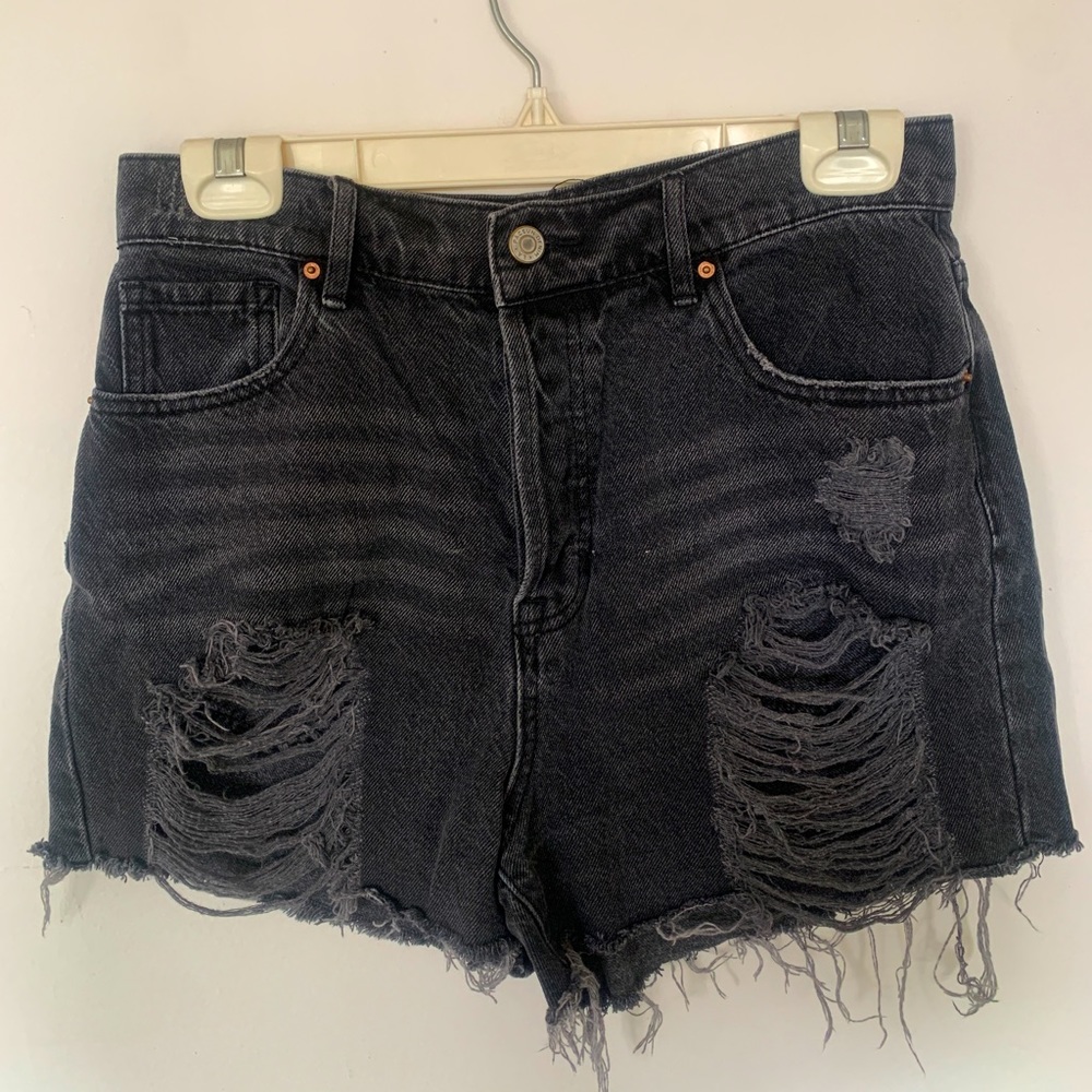 Pacsun high rise black shorts